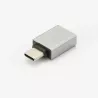 Adaptateur USB 2.0 male / HDMI F + VGA F HDMI 1920*1080P, adaptateur USB-C mâle/USB A femelle inclus, boîtier métal