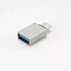 Adaptateur USB 2.0 male / HDMI F + VGA F HDMI 1920*1080P, adaptateur USB-C mâle/USB A femelle inclus, boîtier métal