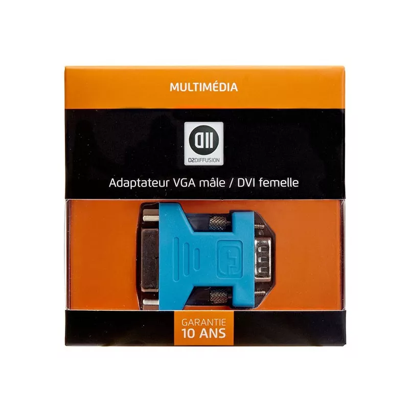 Adaptateur VGA mâle / DVI femelle DVI-I 24+5