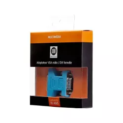 Adaptateur VGA mâle / DVI femelle DVI-I 24+5