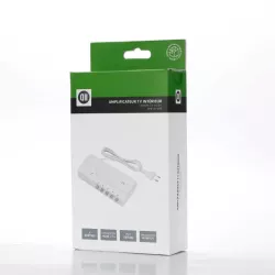 Amplificateur/répartiteur TV - 4 sorties - Gain 26 dB - Fréquence max. 862 MHz - blanc