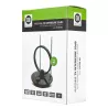 Antenne TV intérieure 50db - ronde amplifiéeUHF/VHFavec filtre 4G noire - gain maximum 50db - Portée de l'antenne 25 km