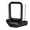 Antenne TV intérieure UHF - avec filtre 5G - compatible UHD/4K et DVB-T/DVB-T2 - portée 15 km - noire