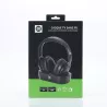 Casque TV sans fil avec base de recharge - réglable et pliable - autonomie 35h - portée 30m - noir