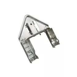 Cerclage simple à cliquets - déport 110mm - zingué blanc
