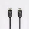 Câble Displayport Male/Male 1.4 avec système de verrouillage - 2M - Compatible 8K - Noir