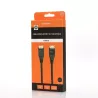 Câble Displayport 2.1 mâle/mâle avec verrouillage - connecteurs plaqués or - certifié VESA - 80Gbps - 16k@60Hz - 1m - Noir