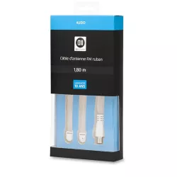 Câble d'antenne pour radio fiche coaxile femelle 1m80