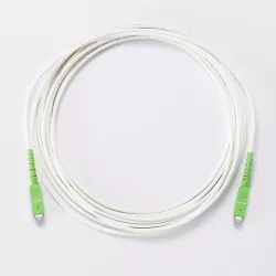 Câble Fibre optique pour box Bouygues, SFR et Orange - 5M blanc