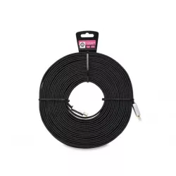 Câble HDMI noir ultra plat 10m Accroche cavalier