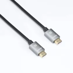 Câble HDMI mâle/mâle 2.0a 1m50 noir High Speed - 4K@50/60Hz - Ultra HD - Fiches Or