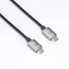 Câble HDMI mâle/mâle 2.0a 5m noir High Speed - 4K@50/60Hz - Ultra HD - Fiches Or