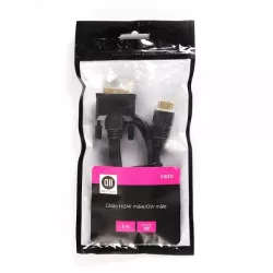 Câble HDMI mâle/ DVI mâle 2 m DVI-D 24+1