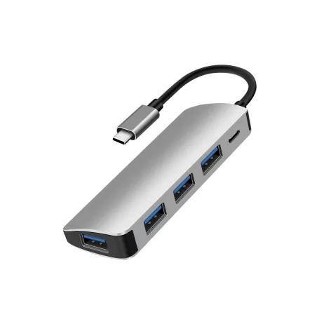 Hub USB C 5 ports 4 ports USB 3.1 gen 2 + 1 port USB C - Ports USB A transferts jusqu'à 10 Gbps - Port USB-C charge jusqu'à…