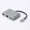 Hub USB-C universel - 5 ports : USB 3.0 + USB-C (PD, transfert et charge jusqu'à 100W) + RJ45 (1Gbit/s) + HDMI 4K + VGA…