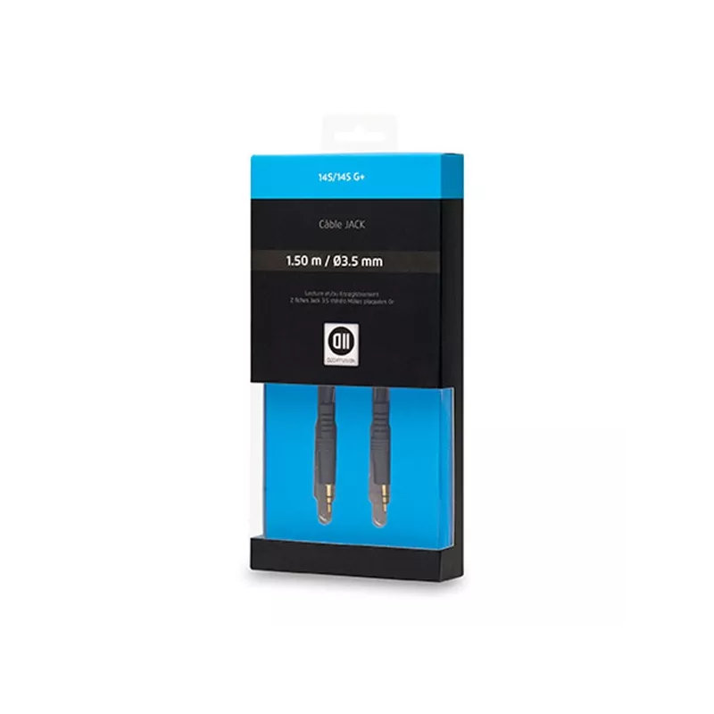 Câble Jack3.5mm mâle1.50 m