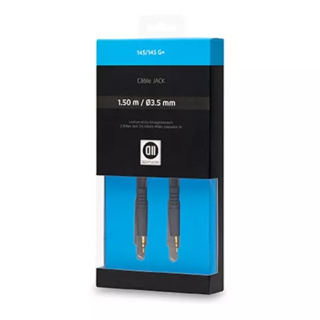 Câble Jack3.5mm mâle1.50 m