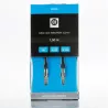 Câble Jack HG 3.5mm mâle1.50 m en cotton tressé et connecteurs renforcés