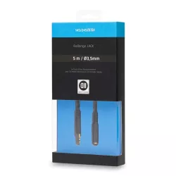Câble Jack 3,5 mm mâle/femelle 5 m Fiches Or