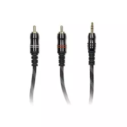 Câble Jack 3,5mm mâle/2RCA mâle 3m