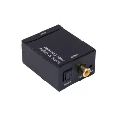 Kit de conversion audio analogique/numérique - 1 entrée RCA / 1 sortie optique ou coaxial