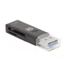 Lecteur de cartes SD & micro SD USB 3.0 - port USB mâle