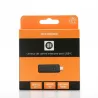 D2 - Lecteur de cartes SD/micro SD/SDHC - Port USB-C (USB 3.2 gen 1) - transferts jusqu'à 5 Gbps - coloris noir