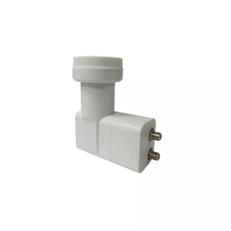LNB Twin 2 sorties - diamètre fixation 40 mm - universel - blanc