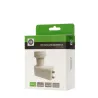 LNB Twin 2 sorties - diamètre fixation 40 mm - universel - blanc