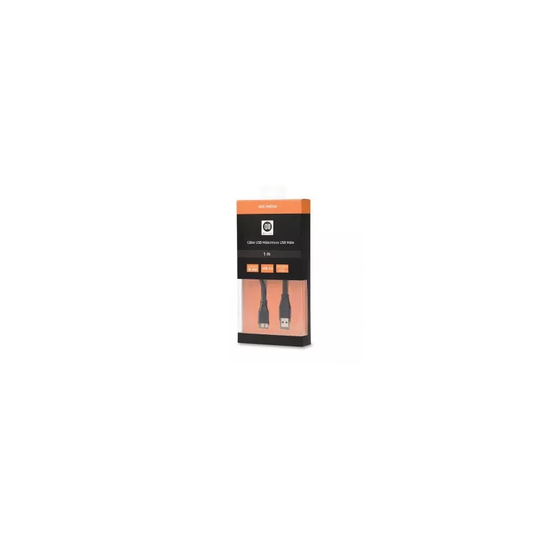 Câble USB 3.0 A mâle/micro B mâle 1M