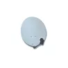 Antenne parabole satellite - Ø 60 cm - en acier - avec LNB universel - blanche