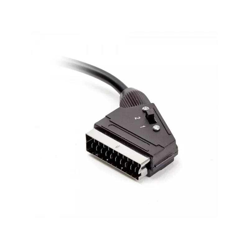 Câble péritel mâle / 3 RCA 1.50m fonctionne dans les 2 sens