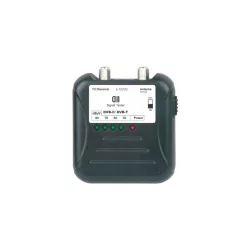 Pointeur d'antenne TNT/Testeur de signal - Fiche F - noir