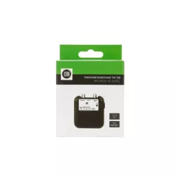Pointeur d'antenne TNT/Testeur de signal - Fiche F - noir