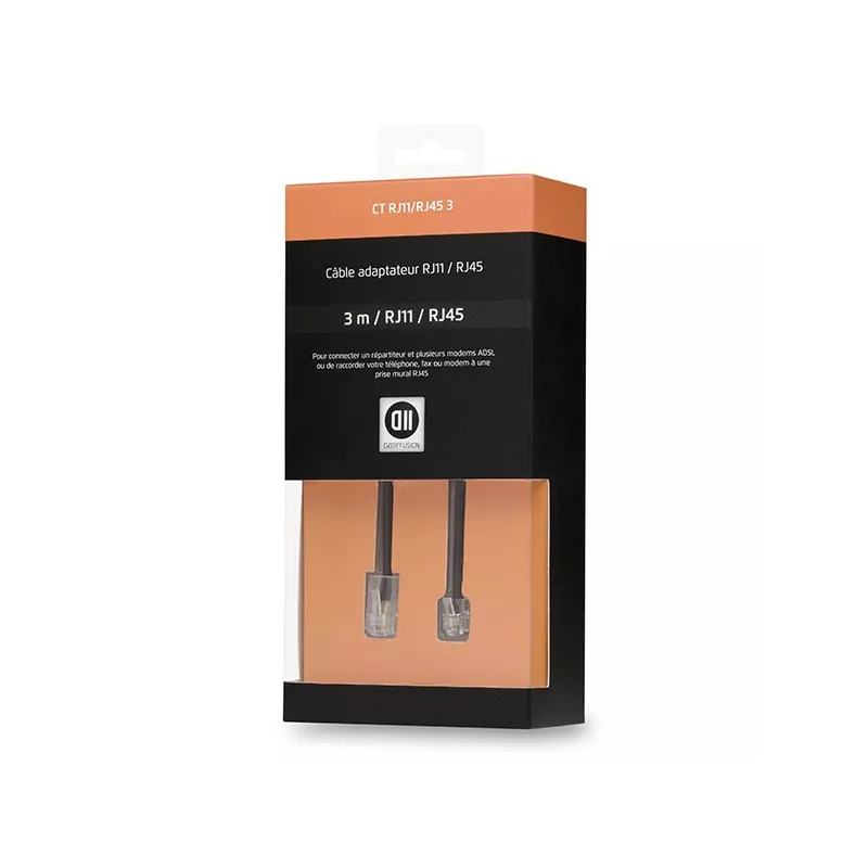 Câble RJ11/RJ45 mâle 3 m