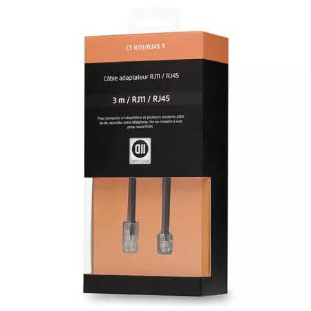 Câble RJ11/RJ45 mâle 3 m