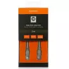 Câble RJ45 droile mâle 2m blindage U/UTP - CAT 6 - coloris gris
