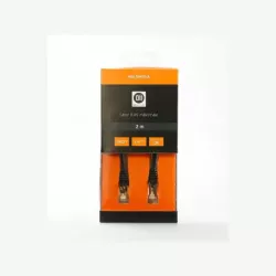 Câble RJ45 droit couleur noir - 2m S/FTP Cat 7 avec snagless et connecteurs en or