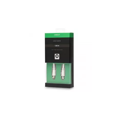 Câble SAT mâle 1.50 m+ 2adaptateurs