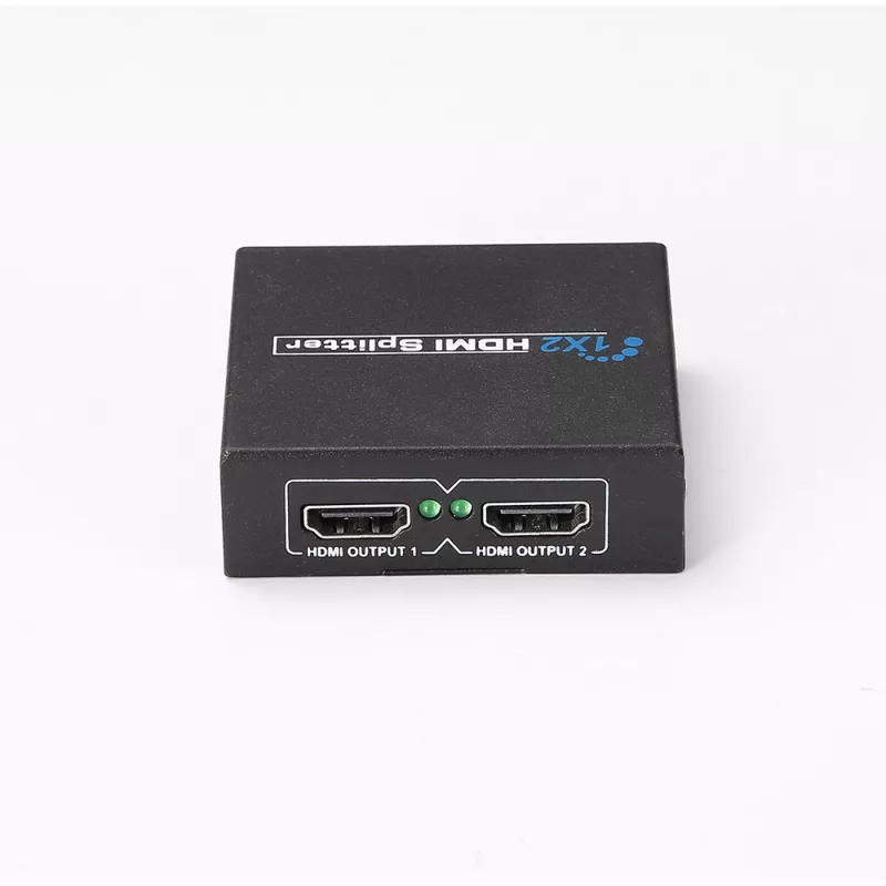 Splitter HDMI 1 entrée 2 sorties Full HD 1080P Compatible 3D et HDCP Indicateur LED - Plug & Play