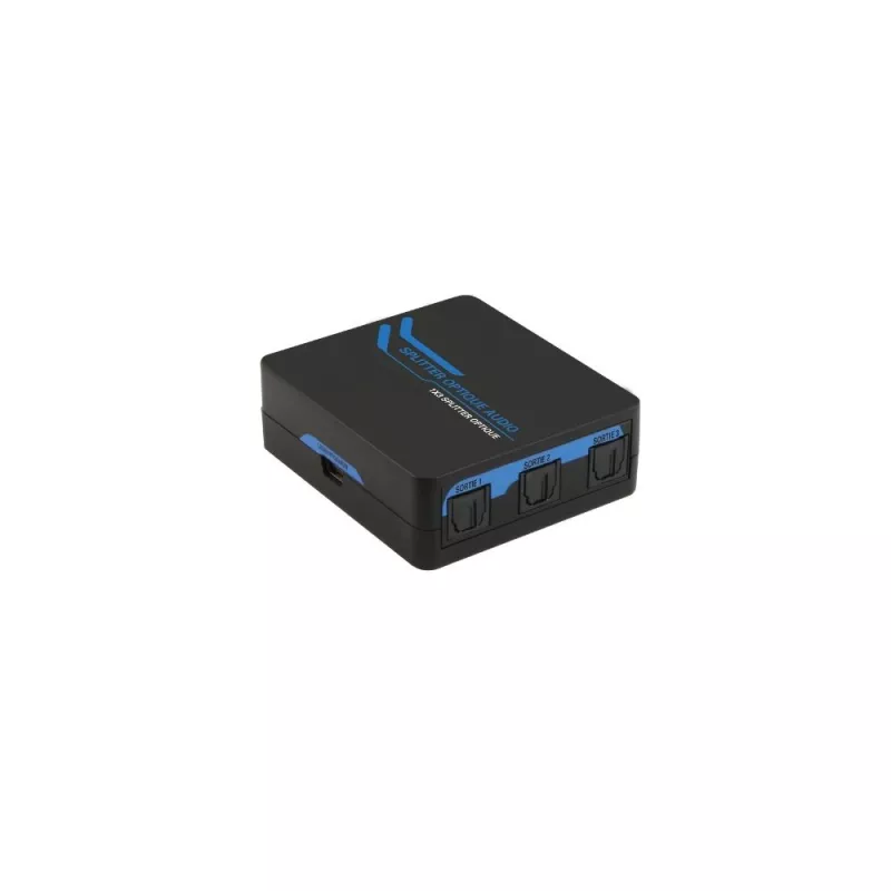 D2 Diffusion splitter/répartiteur optique audio TOSLINK/SPDIF 1 entrée 3 sorties