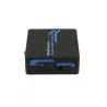 D2 Diffusion commutateur optique TOSLINK/SPDIF 3 entrées 1 sortie avec télécommande infrarouge et sans pertes de signal