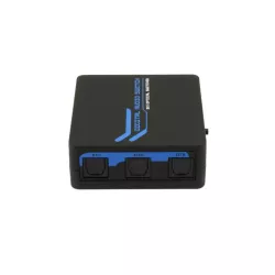 D2 Diffusion commutateur optique TOSLINK/SPDIF 3 entrées 1 sortie avec télécommande infrarouge et sans pertes de signal