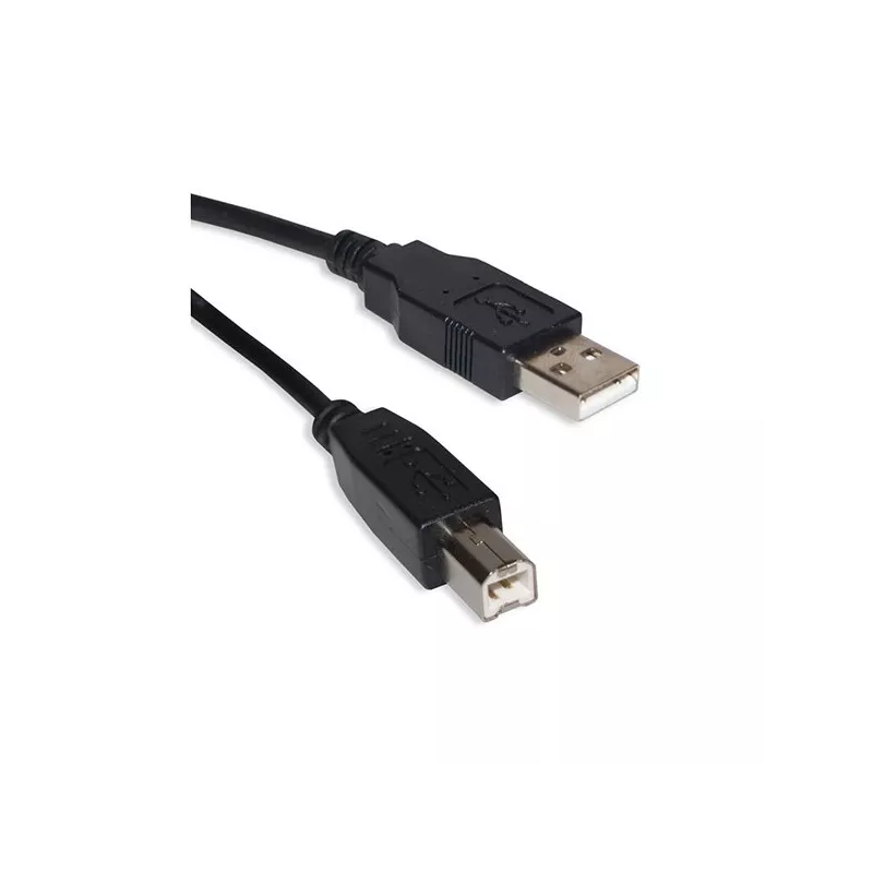 Câble USB2.0 A mâle/B mâle 3 m noir