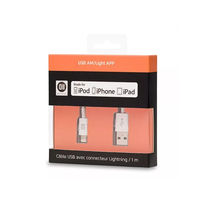 Câble USB pour Apple Lighting 1 m