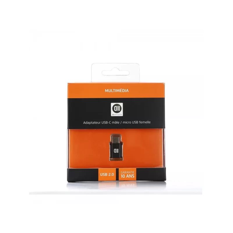 Adp USB-C male/micro USB femelle noir - USB2.0