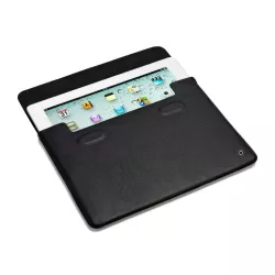 DICOTA Pochette en cuir pour tablette 10 Protège des chocs/rayures. 20x25x1.7cm .Volet de protection D31177