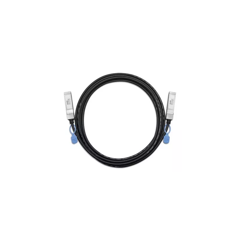 Zyxel - DAC10G-3M-ZZ0103F - Câble de stack 10 Gbps - connecteur SFP+ 3 mètres.