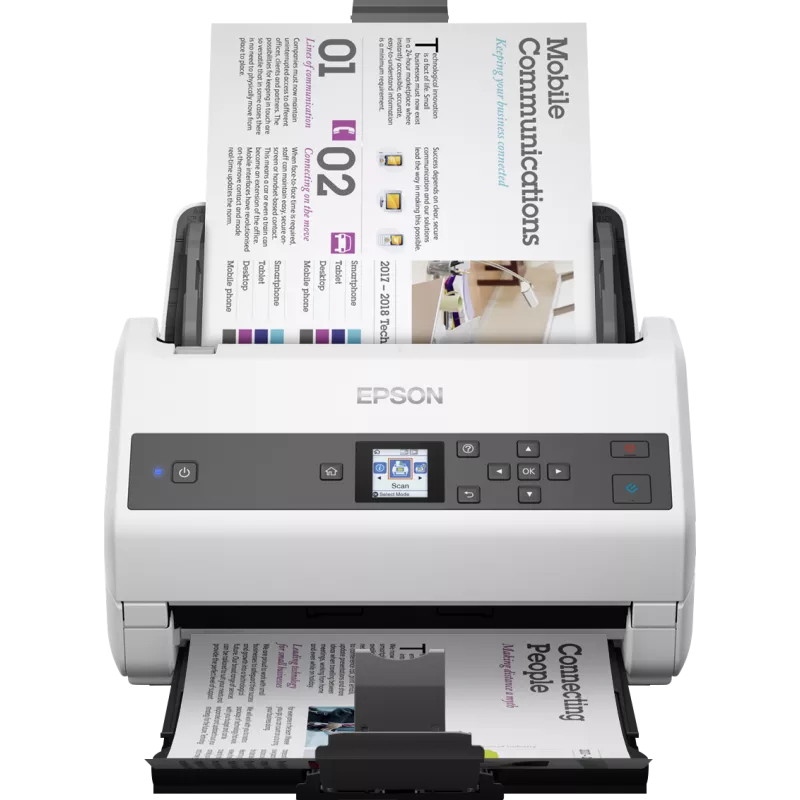 EPSON Scanner WF DS-870 - Scanner à défilement avec chargeur 100p, 600x600dpi, recto-verso, USB, 65ppm