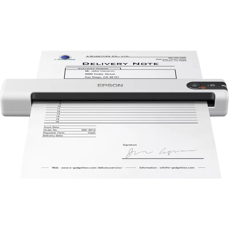Epson WorkForce DS-70 - Scanner mobile blanc en USB